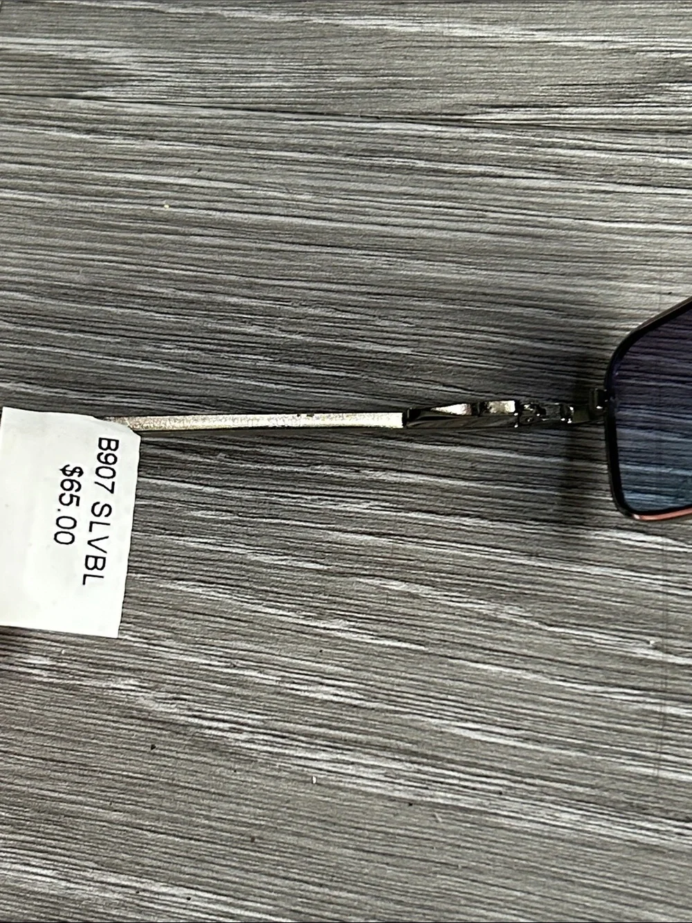 BCBGMaxAzria B907 Blue and Silver Sunglasses